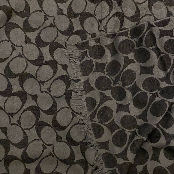 Coach 100% wool scarf